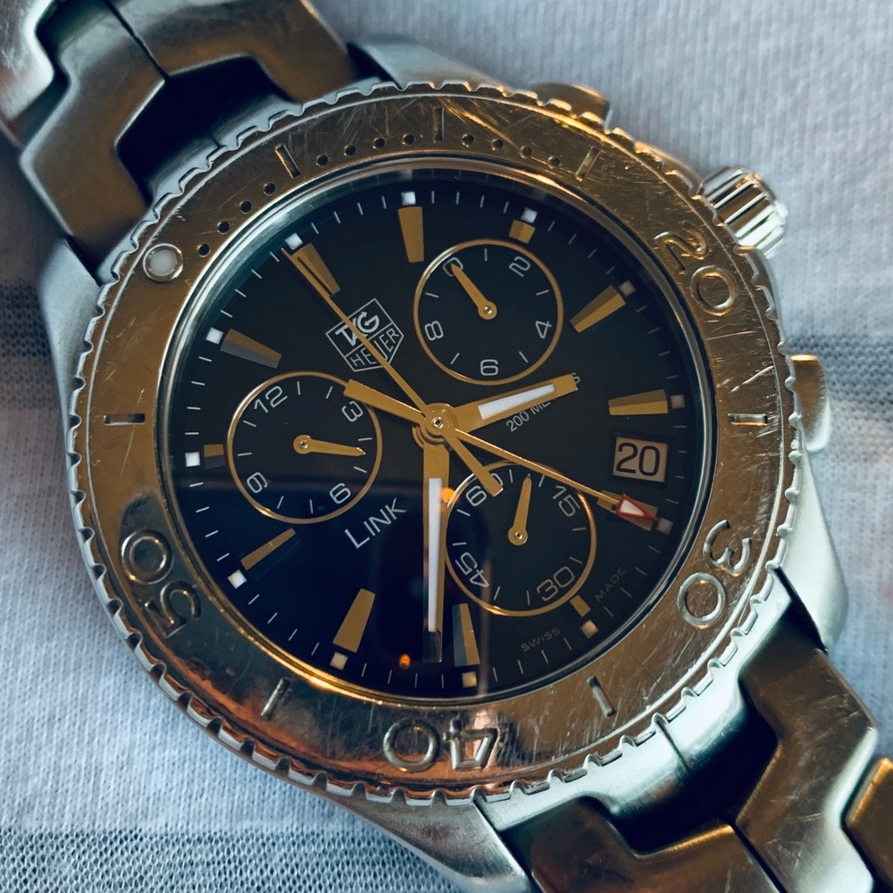 Tag Heuer Link Quartz Chronograph Watch (2007)